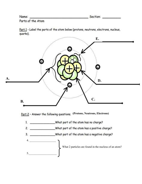 Atom Quiz .
